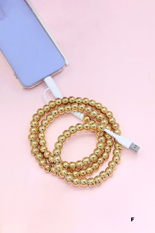 Duo Charge Beaded Cable
