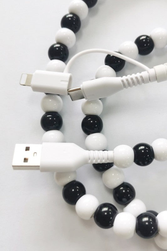 Duo Charge Beaded Cable
