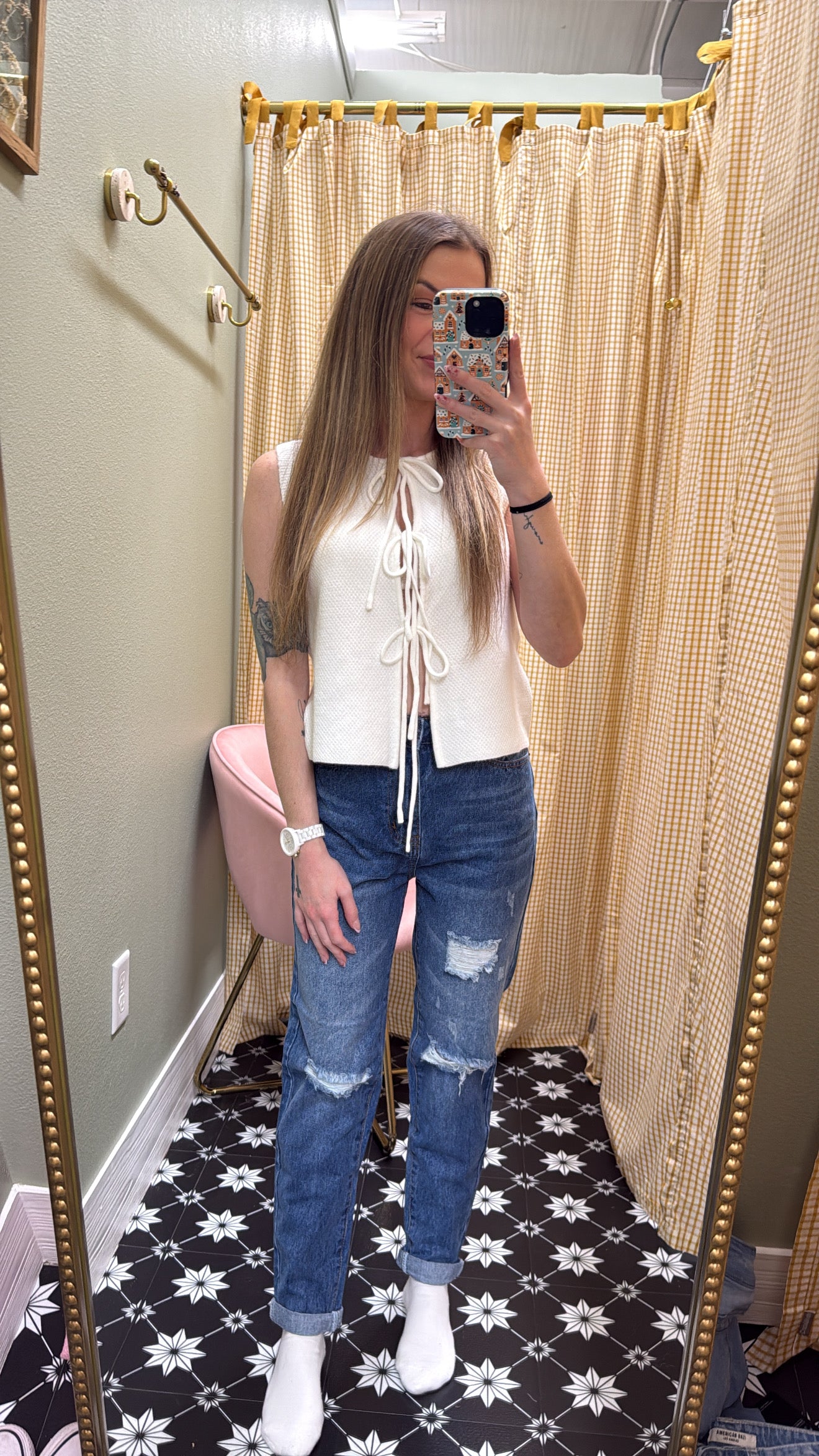 Rowan High Rise Mom Jeans