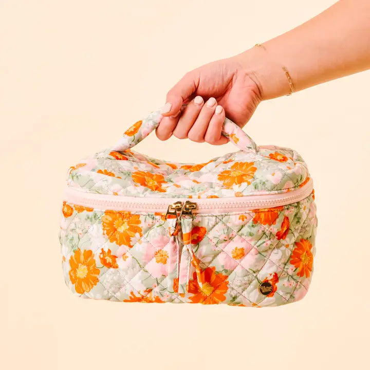 Marigold Bloom Cosmetic Bag