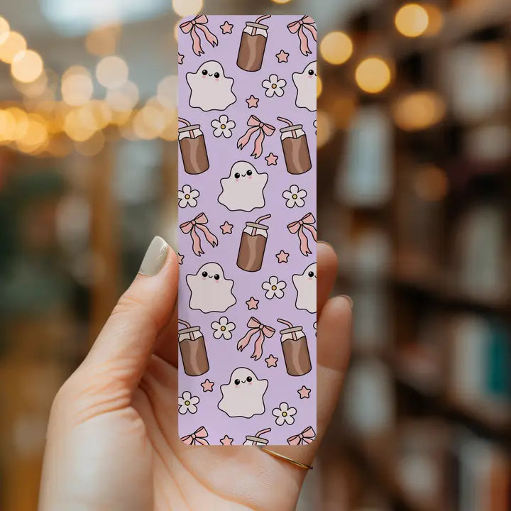 Boo & Brew Laminated Bookmark