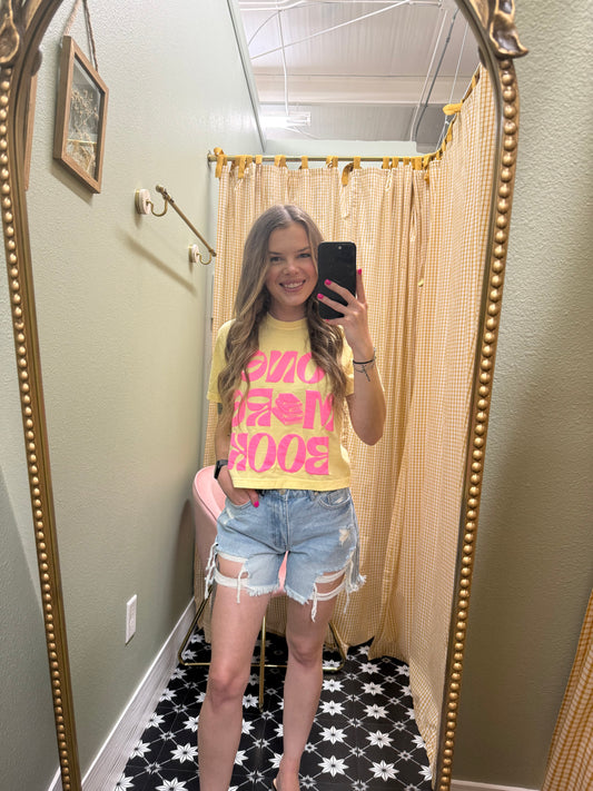 Weekend Cutoff Denim Shorts