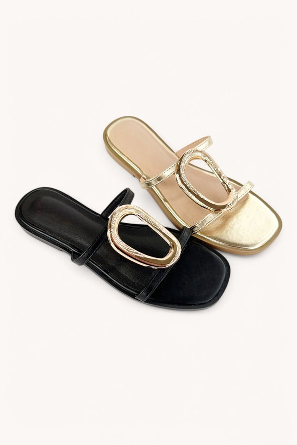 Golden Ring Sandals