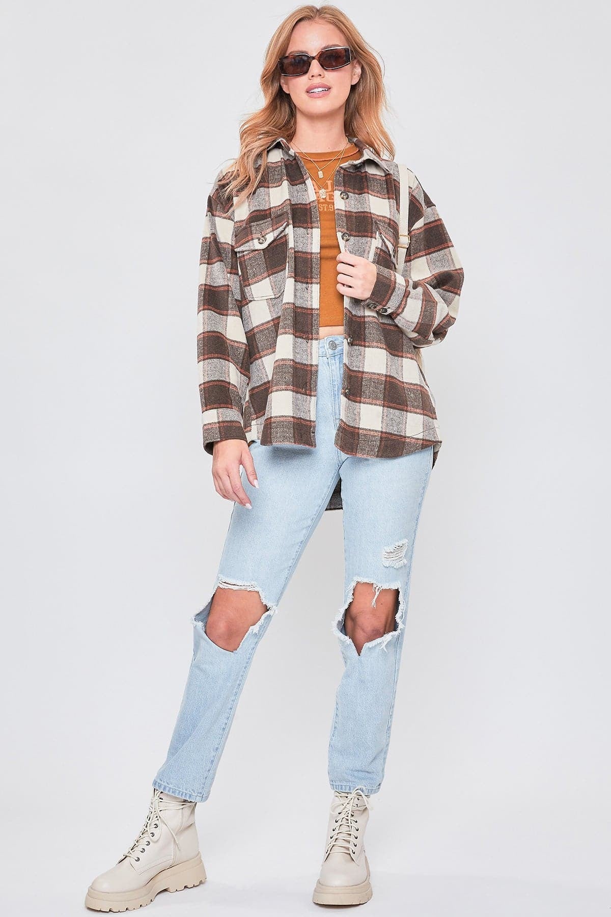 The Highland Plaid Shacket