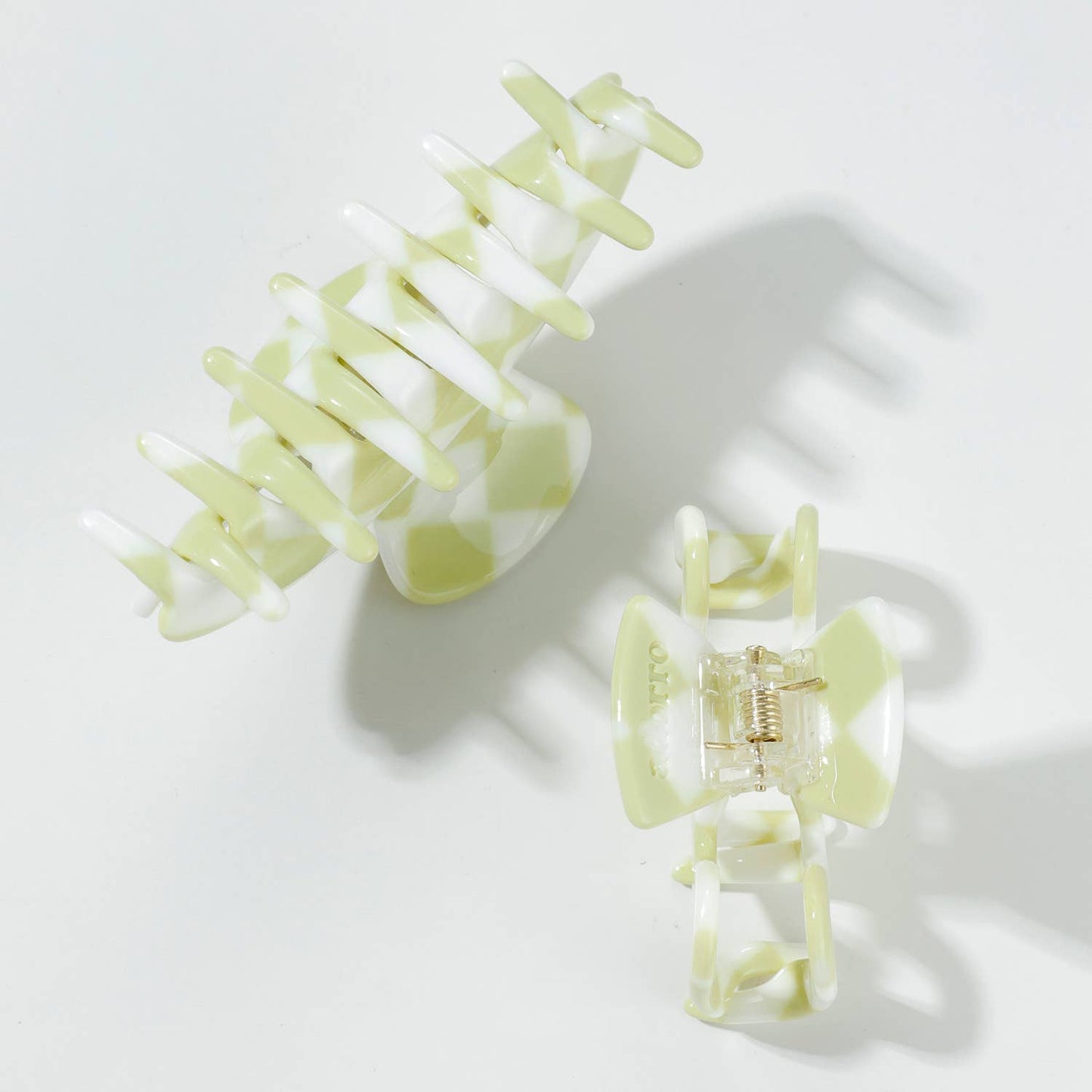 Pistachio Check Claws