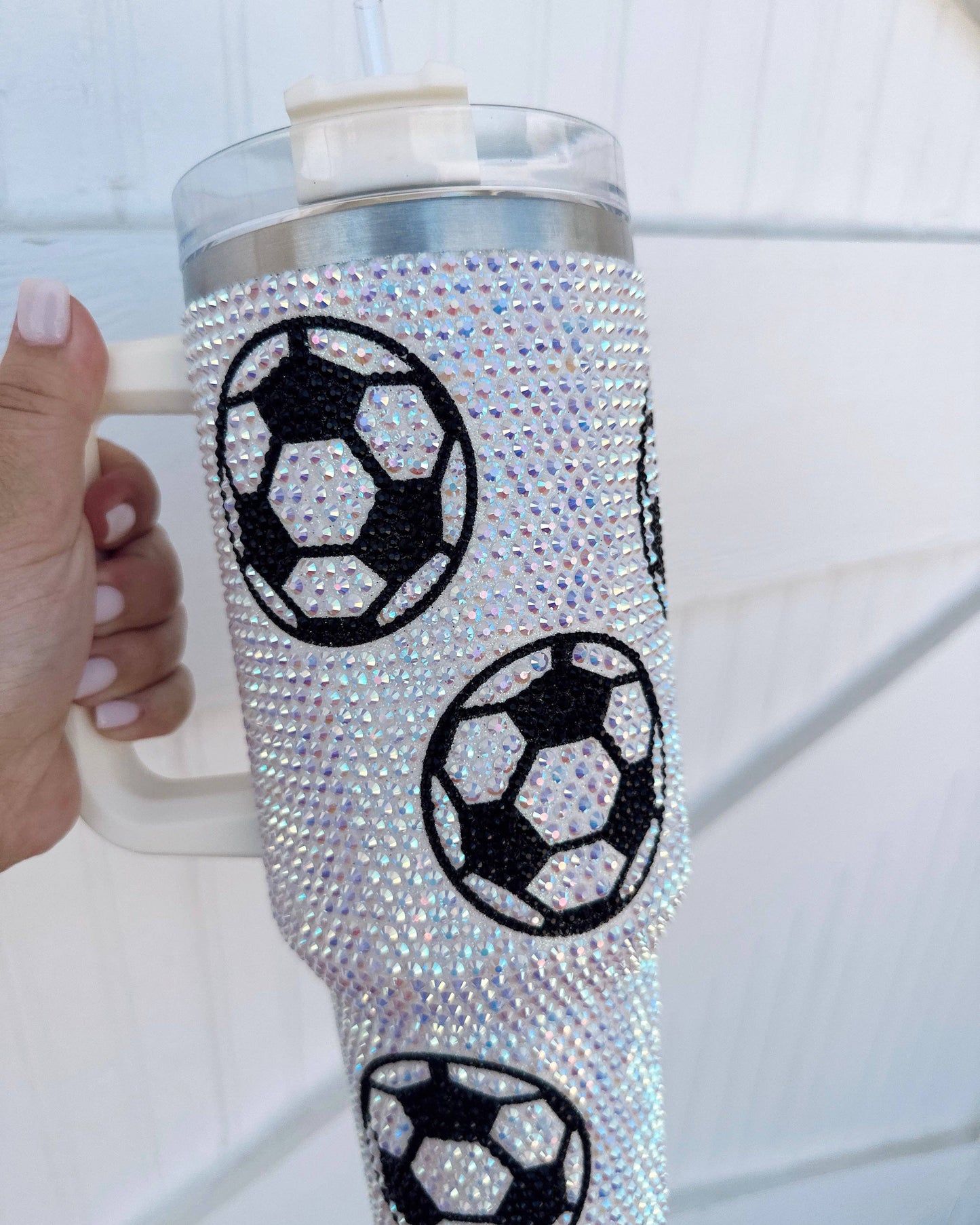 Game Day Bling Soccer Tumbler (40oz)