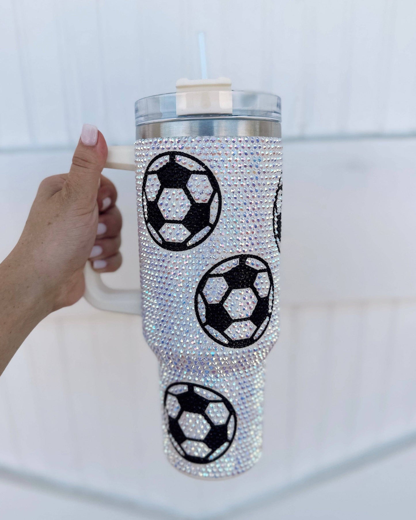 Game Day Bling Soccer Tumbler (40oz)