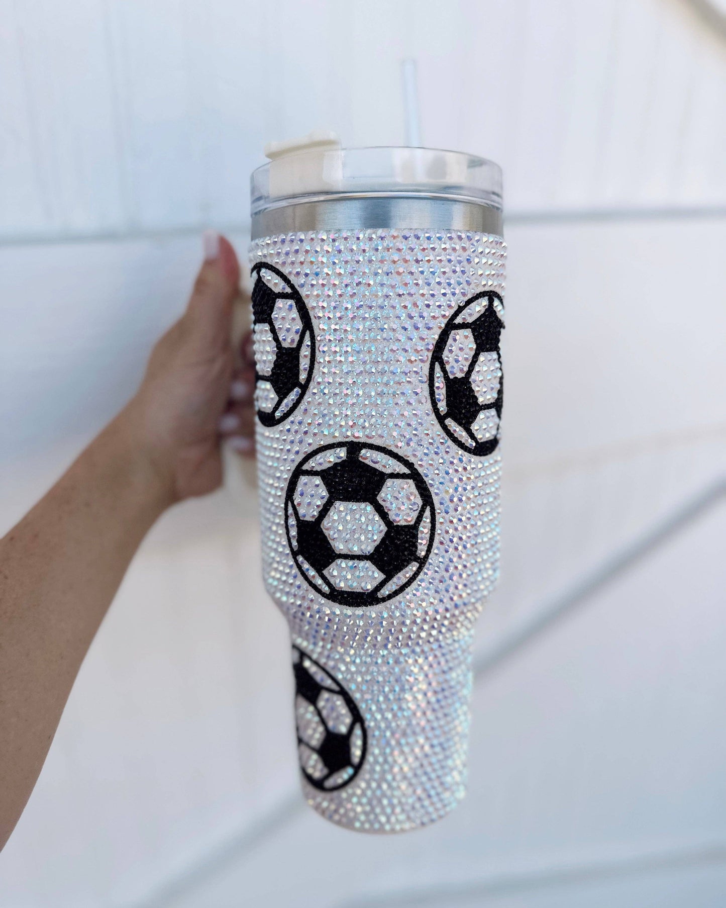 Game Day Bling Soccer Tumbler (40oz)
