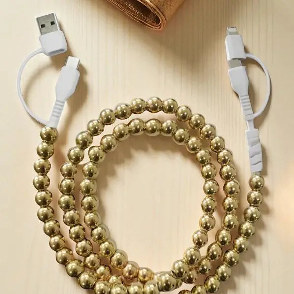 Beaded Tech Cords