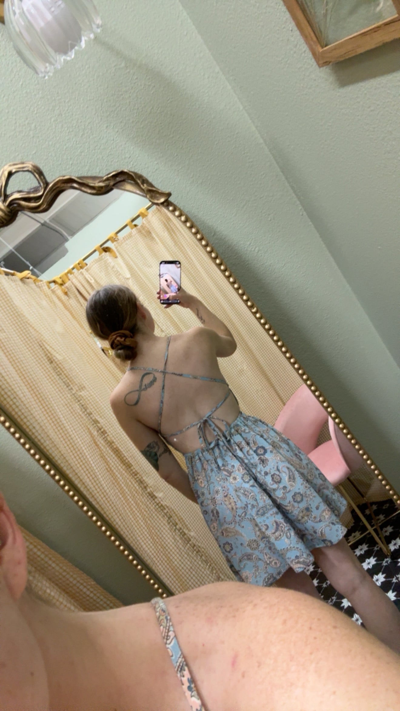 Paisley Breeze Mini Dress