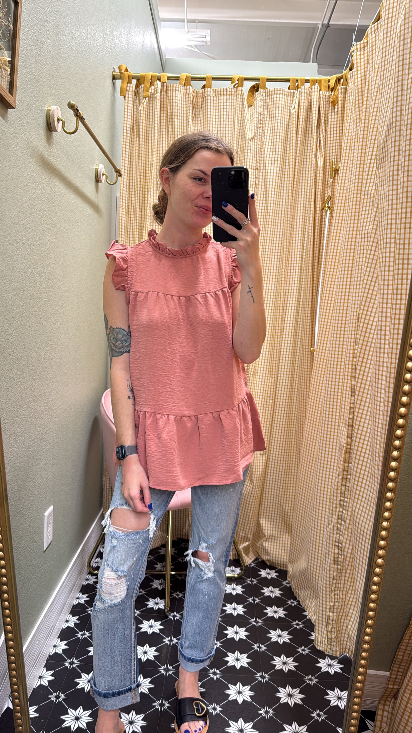 Sweet Breeze Ruffle Top