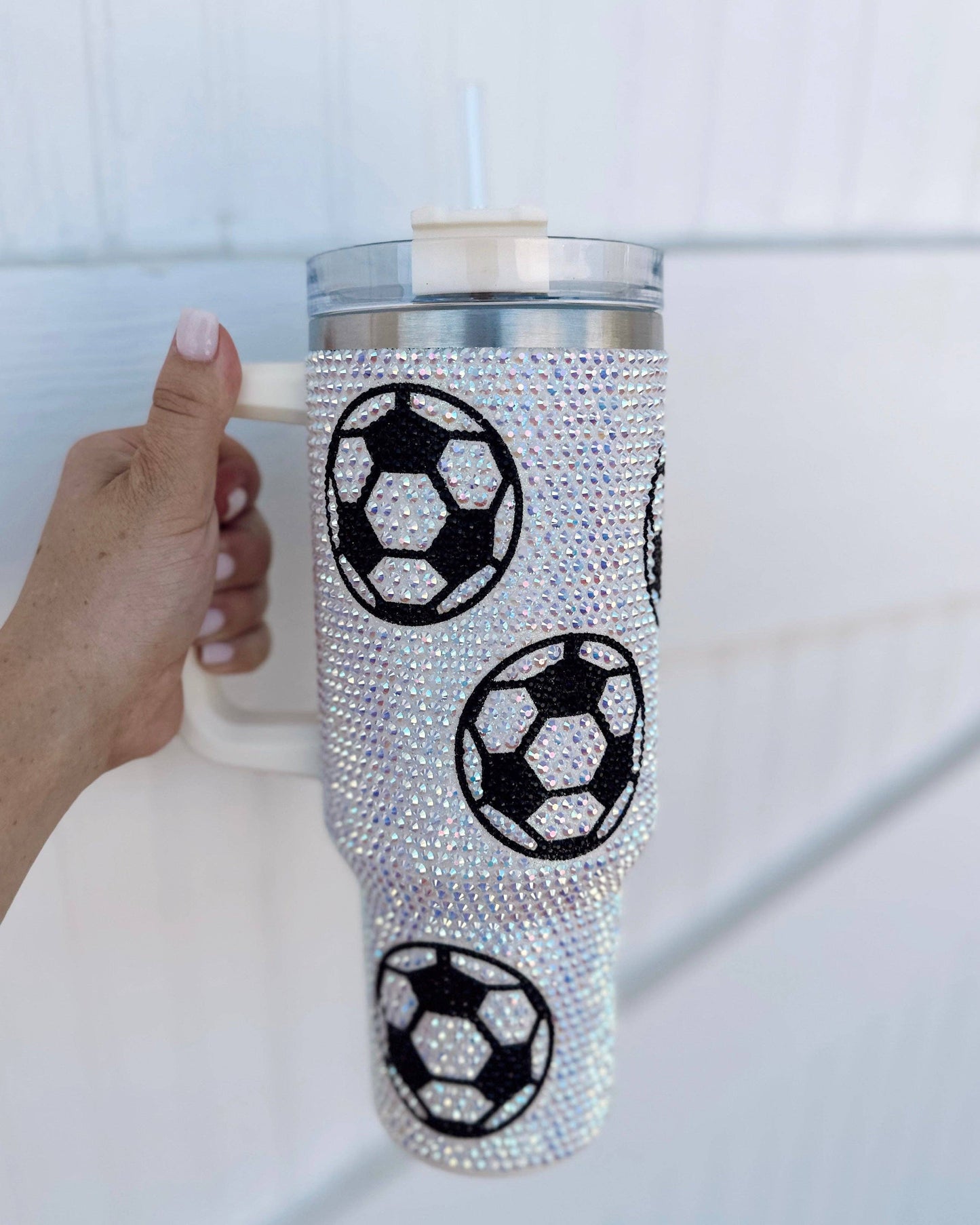 Game Day Bling Soccer Tumbler (40oz)