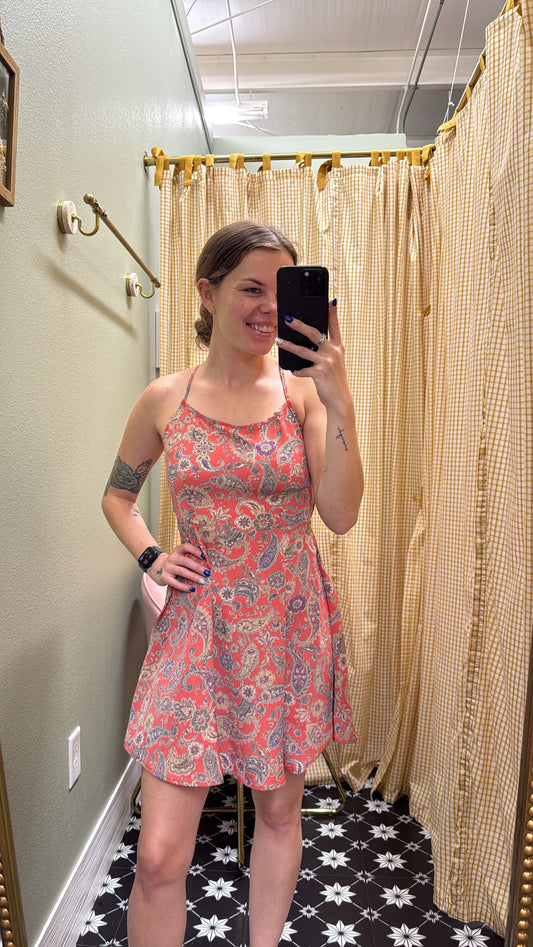 Paisley Breeze Mini Dress