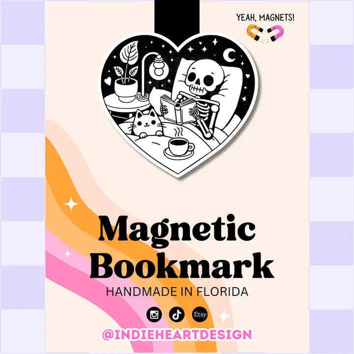 Till Death We Read Magnetic Bookmark