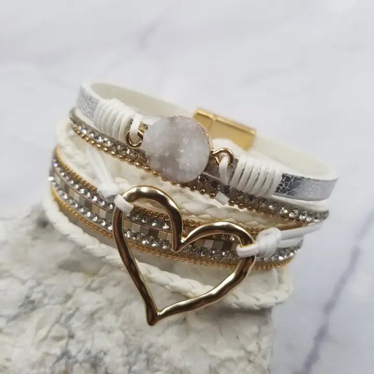 Spark Heart Magnetic Bracelet