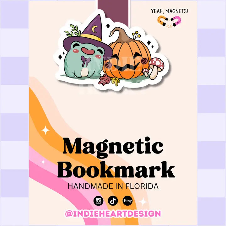 Hoppy Haunts Magnetic Bookmark