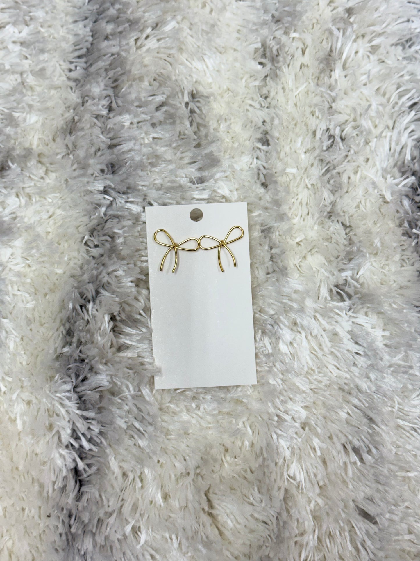Golden Bow Studs