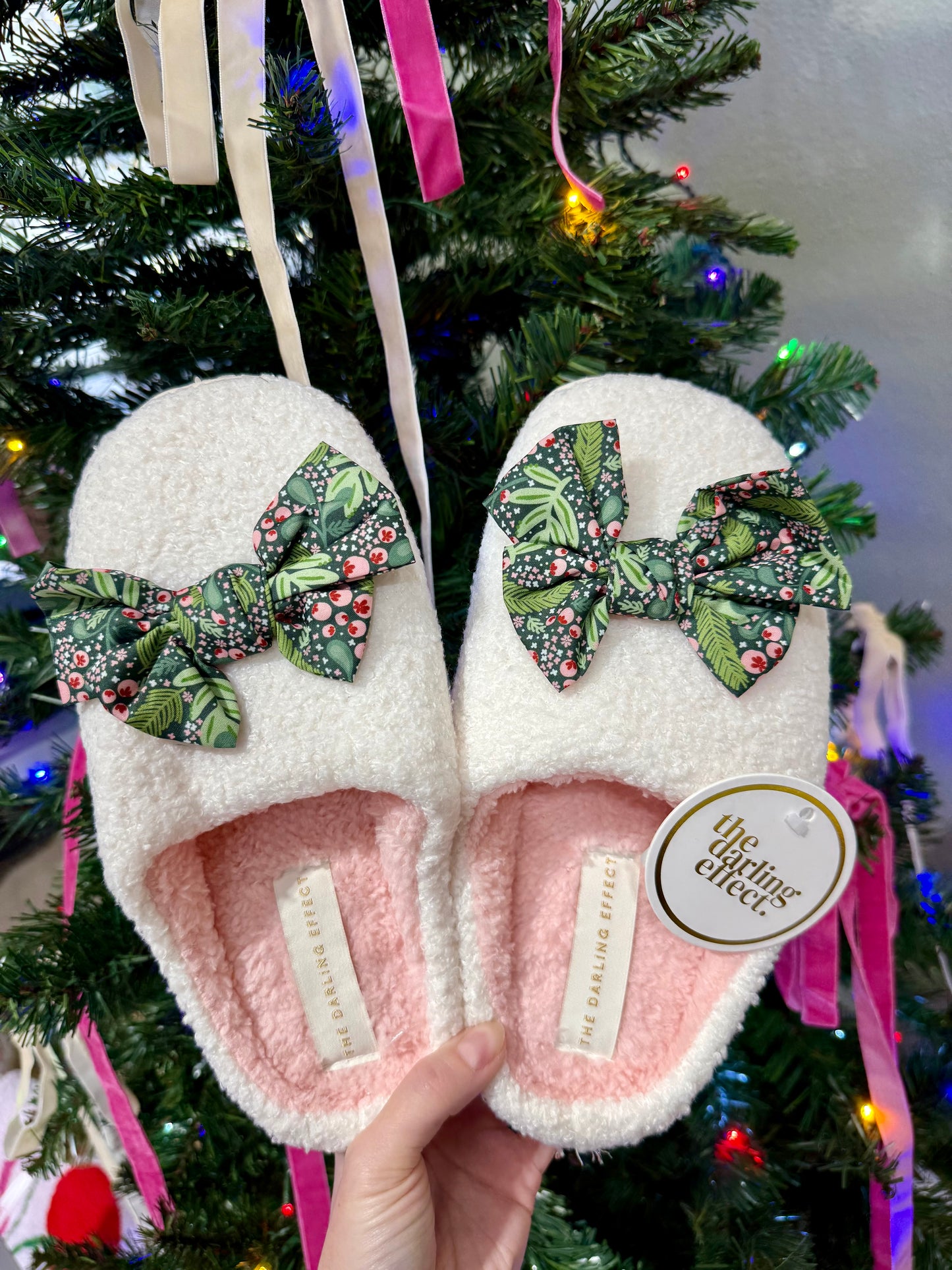 Cozy Bow Slippers