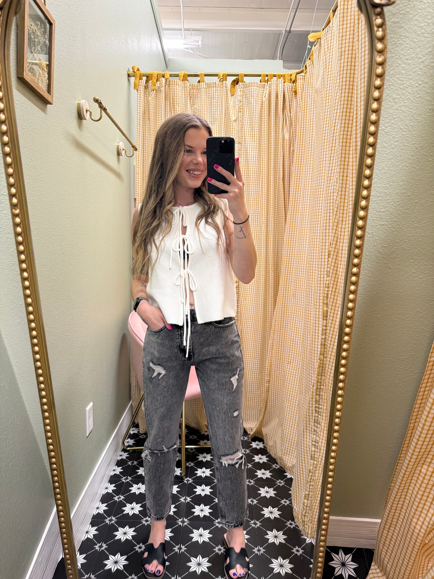 Rebel Fade Mom Fit Jeans