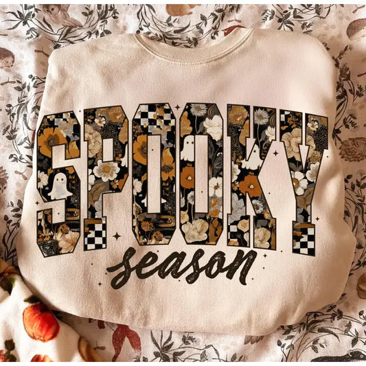 Spooky Season Floral Tee