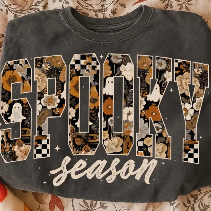 Spooky Season Floral Tee