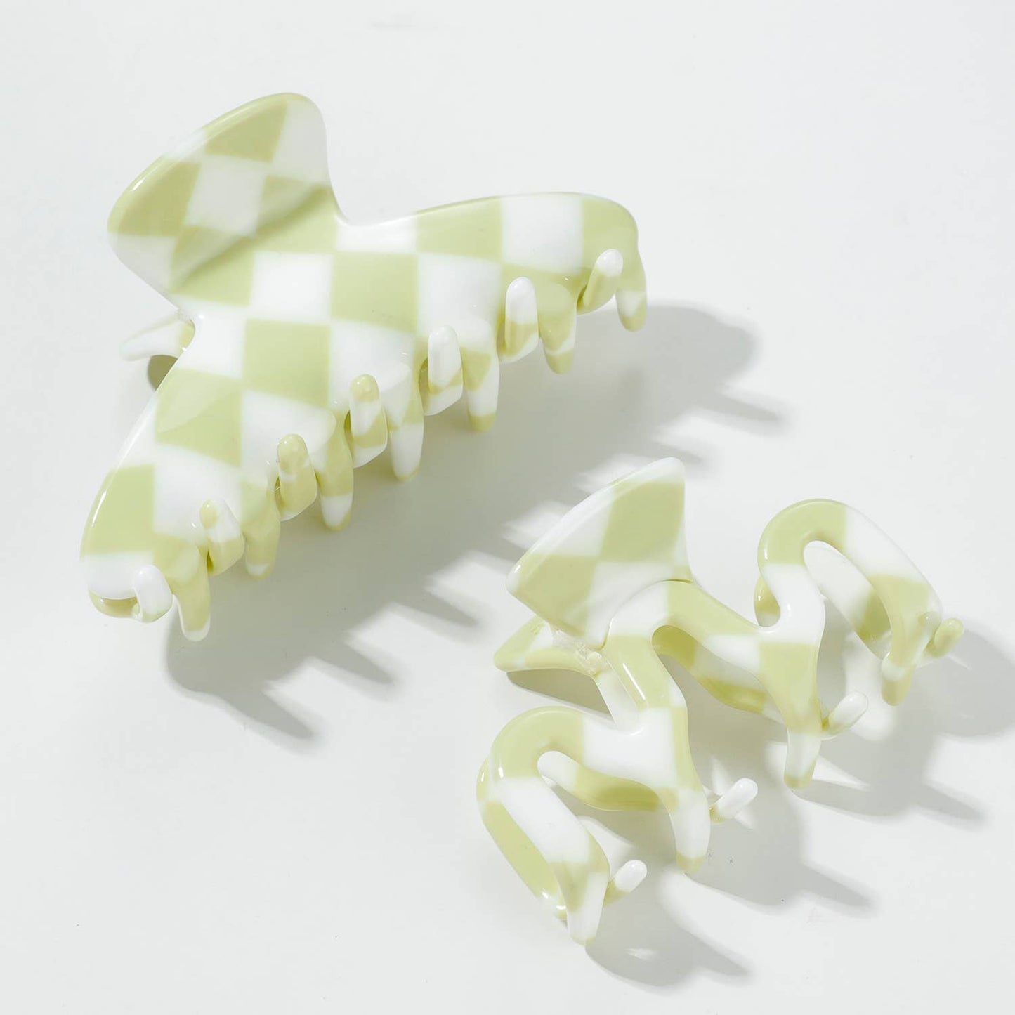 Pistachio Check Claws