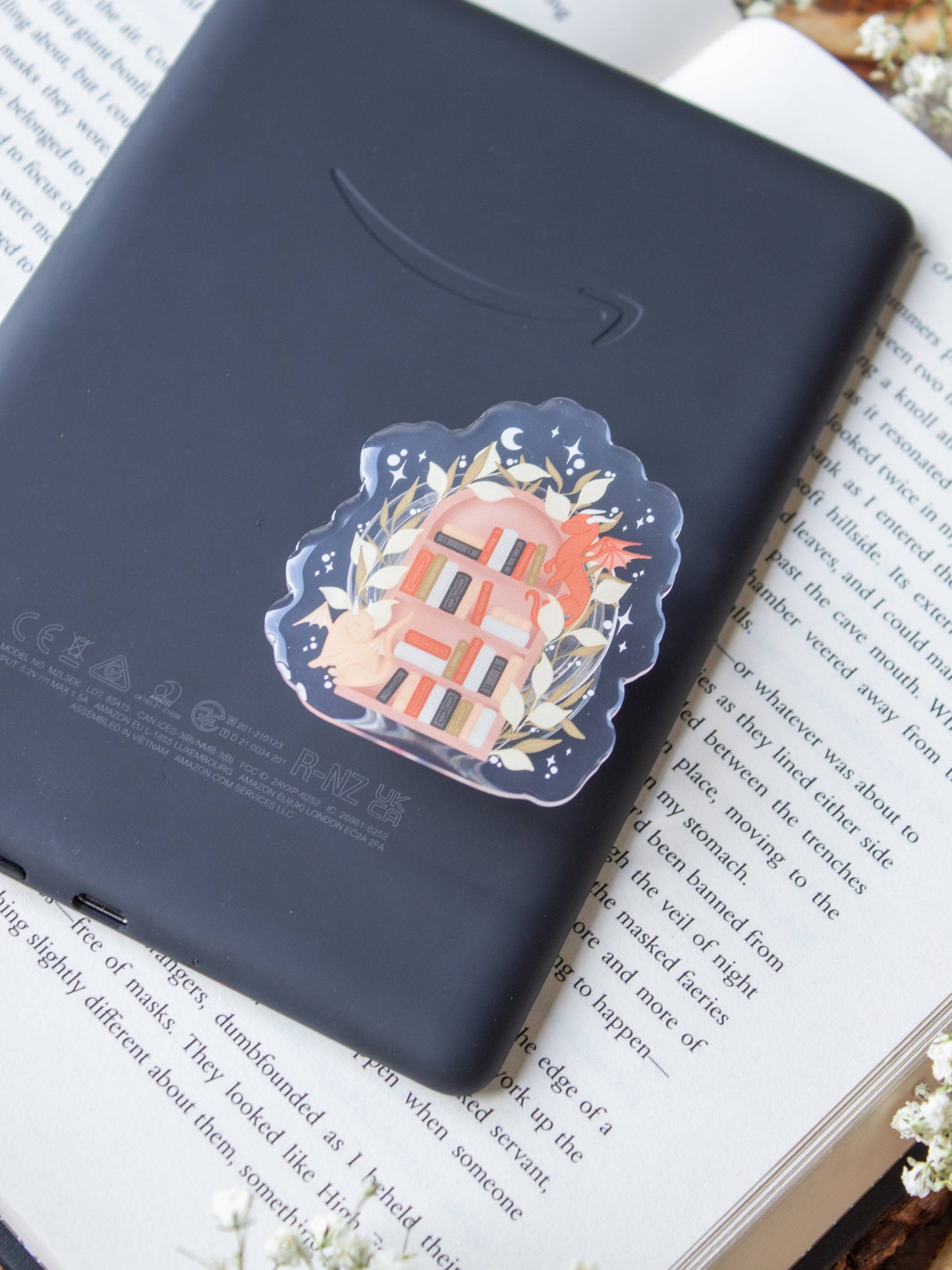 The Dragon’s Book Hoard Phone/Kindle Grip